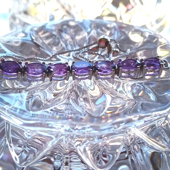 AMETHYST BOLO BRACELET - Picture 2 of 9